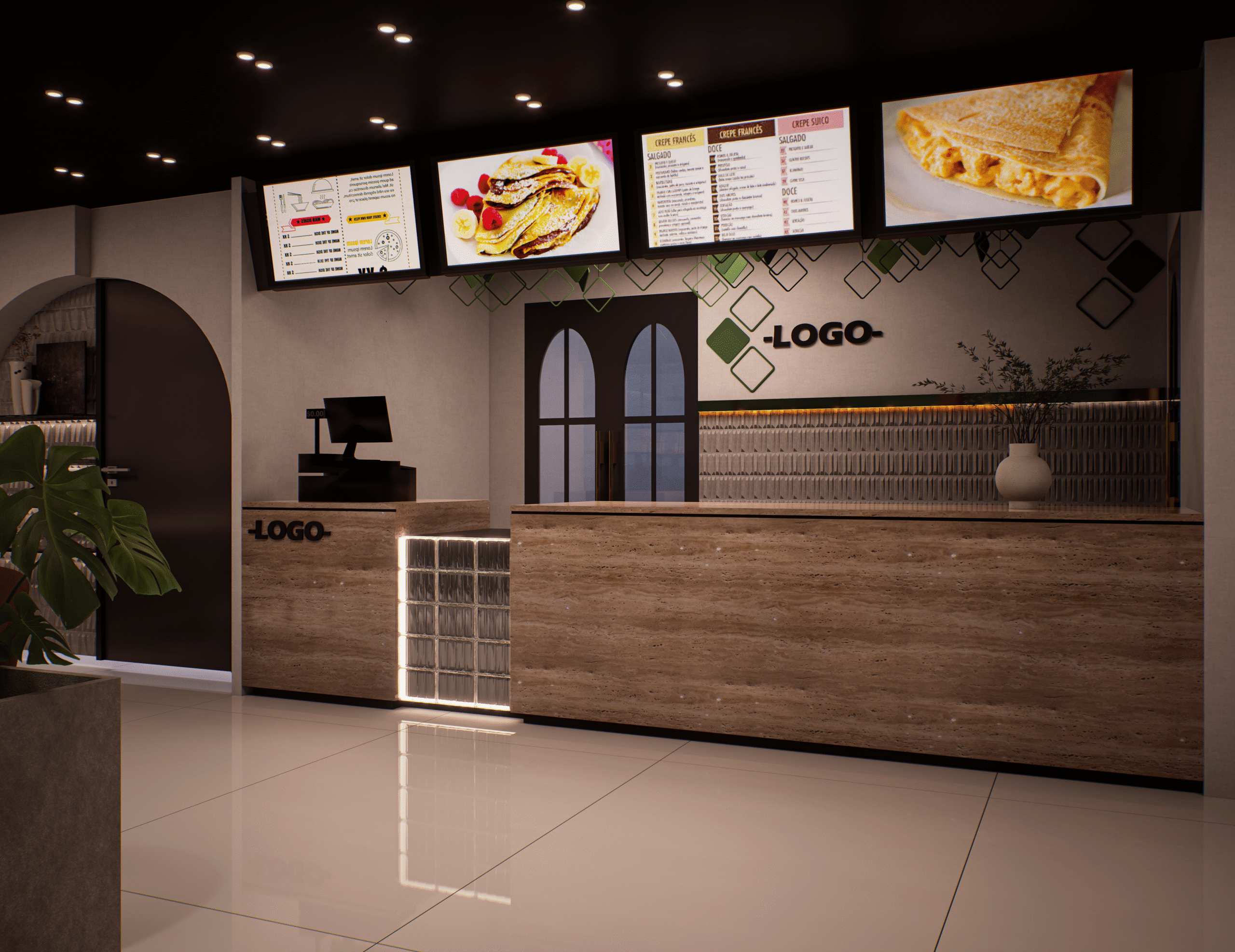 Spice and Broast Ordering Counter