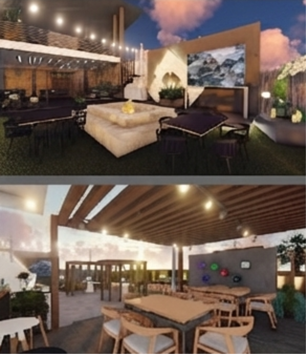 Dice & Spice Themed Booth Seating